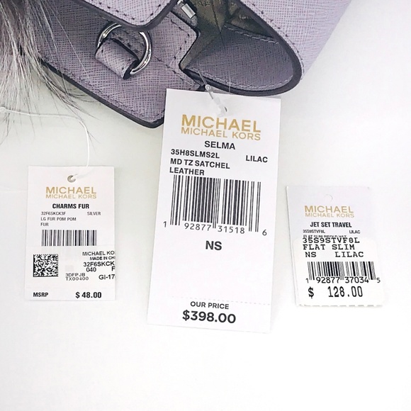 3PCS Michael Kors Selma Satchel Wallet Charms - Picture 8 of 8